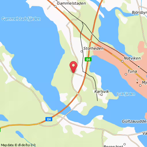 Blåljushändelse Storsandsvägen Luleå Gammelstad, resultat efter trafikkontroll vid Storsandsvägen