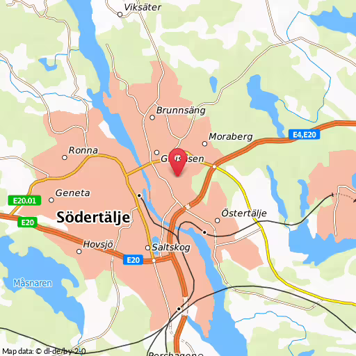 Blåljushändelse Strindbergsvägen Södertälje Rökfyllt trapphus
