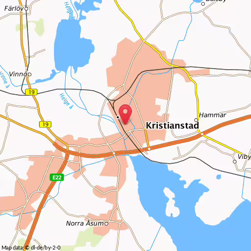 Blåljushändelse Tivoligatan Kristianstad En personbil och en elsparkcykel kolliderar på Tivoligatan