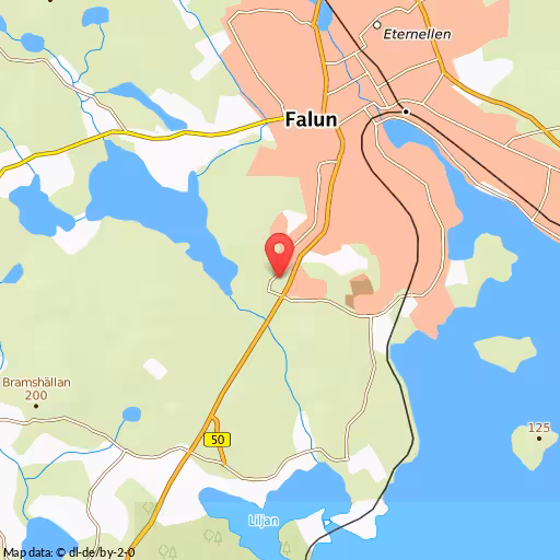 Blåljushändelse Tunavägen Falun Två bilister har kolliderat på Tunavägen