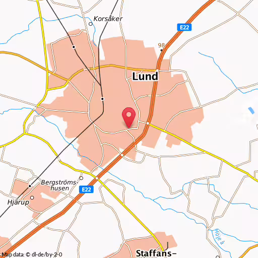 Blåljushändelse Ulrikedalsvägen Lund Försvunnen man