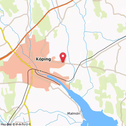 Blåljushändelse Västeråsvägen Köping Brand i fordon