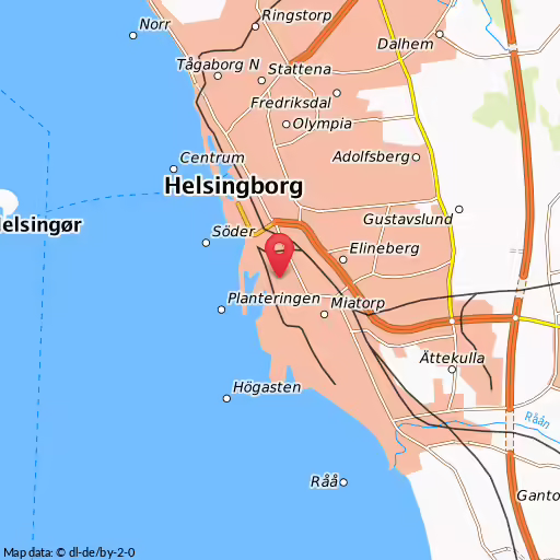 Blåljushändelse Viktoriagatan Helsingborg Stöld ur fordon, Helsingborg